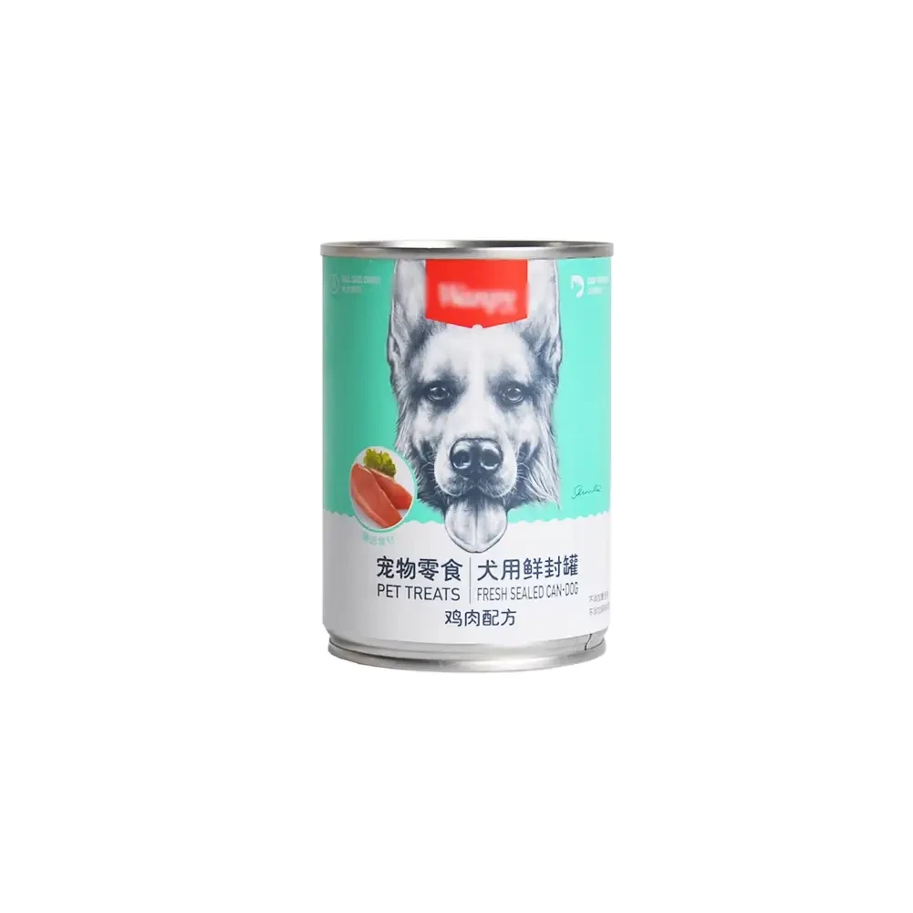 Sealed Chicken Dog Food Can
