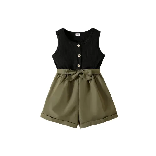 Splice Romper Jumpsuit Shorts